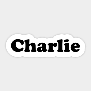 Charlie My Name Is Charlie! Sticker